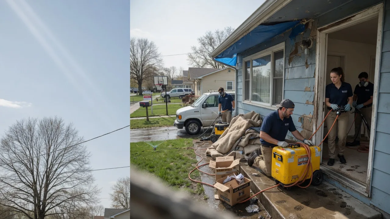 Basement Flood Cleanup in Willow, OK near me
